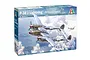 Italeri 1/48 scale P-38J Lightning plastic model kit box featuring an illustration of the fighter plane in flight.