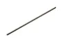 A single silver-coloured metal centre drive shaft for an RC vehicle, shown against a plain white background.