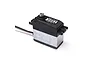 Spektrum S662 standard brushless metal geared servo with black plastic top and silver metal case.