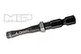 MIP 4.0mm nut driver speed tip tool bit with a black finish and silver ring, featuring laser-etched size markings.