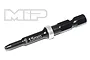 MIP 1.5mm nut driver speed tip tool bit with a black finish and silver collar against a white background.