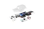 Losi 1/18 Son Uva Digger Unpainted Body Shell - Clear LOS210047