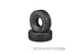 Two JConcepts 1.9 inch Landmines crawler tyres stacked on a white background.