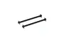 Two black Kyosho RC car driveshafts with ball joints at each end, shown against a plain white background.