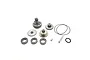 Reefs RC Metal SC V2 Gear Set including various metal gears, ball bearings, O-rings, and pins on a white background.