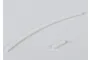 A long and a short piece of white Teflon tubing for UDI RC boats against a plain white background.