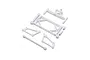 Losi 1/10 Front Wing Mount Set - White LOS-2404