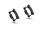 Two black metal 90-degree active differential segments for XRAY RC cars, featuring engraved 90 markings on the outer edge.