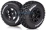 Louise 2.2/3.0" Pioneer Tyres on Black Rims - Glued Wheels 2Pcs L-T3148SBTR