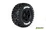 Louise 2.2/3.0" Uphill Tyres on Black Rims - Glued Wheels 2Pcs L-T3223SBAA