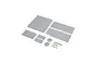 Losi Wing Panel Set - Silver LOS-1893