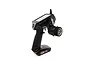 Spektrum DX6R 6-channel surface RC transmitter with a steering wheel and integrated touchscreen display.