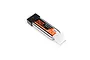 Spektrum 3.7V 150mAh 50C 1S LiPo battery with a black connector on a white background.