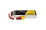 Tattu 1800mAh 4S 75C LiPo battery with XT60 connector and balance plug on a white background.