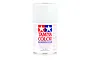 A 100ml can of Tamiya PS-1 White polycarbonate spray paint for RC car bodies, shown against a white background.