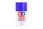 A 100ml can of Tamiya PS-35 Blue Violet polycarbonate spray paint for RC car bodies, featuring the Tamiya logo and safety warnings on a white background.