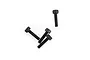 Du-Bro 2.5x10mm Fine Thread Cap Head Screws 4Pcs 2118