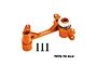 GPM Aluminium Steering Assembly Set with Servo Saver - Orange UDR048-OR