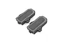 Two grey hard-case LiPo batteries for BetaFPV drones, shown from an elevated angle against a white background.