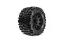 Pro-Line 2.8" Trencher MTD Tyres on Black Raid Rims - Glued Wheels 2Pcs PL-1170-10
