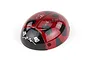 A red and black ladybug-themed replacement canopy for a Walkera QR Ladybird RC drone, shown against a white background.