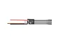 Hobbywing Seaking G2 70A brushless ESC for RC boats with black casing, red and black power wires, and three motor output wires.