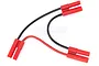 G-Force 4mm bullet series adapter cable with red and black wires and red connector housings on a white background.