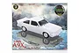 DDA Collectables 1/24 scale Holden A9X Torana plastic model kit box featuring a white model car on a blue patterned background.