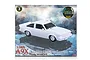 Packaging for a DDA Collectables 1/24 scale Holden A9X Torana plastic model kit featuring a white car model on a blue hexagonal background.