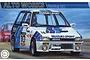 Box art for a Fujimi 1/24 scale Suzuki Alto Works Touring N1 plastic model kit featuring a white and blue race car.