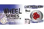 Fujimi 1/24 scale ADVAN A3A 15-inch model car wheels packaging featuring a red three-spoke wheel design with a silver rim.
