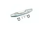 GPM Aluminium Front Bumper with D-Rings Set - Silver ER2330F-S