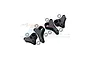 GPM Black Aluminium Traxxas Mini E-Revo Front and Rear Rocker Arm Set ERV027-BK