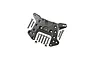 GPM Aluminium Front Shock Tower with Hardware - Grey Silver MAKX028-GS