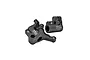 GPM Black Aluminium Fork Lug Set MX056-BK