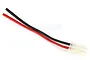 A G-Force 100mm lead featuring a male AMP connector with red and black silicone wires against a white background.