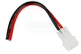 A G-Force 100mm lead featuring red and black silicone wires connected to a white female AMP connector.