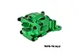 GPM Aluminium Rear Upper and Lower Bulkhead - Green TXMM013-G