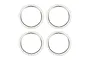 Traxxas Aluminium Pro Scale Beadlock Rings 4Pcs - Silver 10276-SLVR