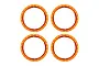 Traxxas Aluminium Pro Scale Beadlock Rings 4Pcs - Orange 10276-ORNG