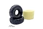 Reefs RC 1.9" Scrub XP Compound (Pink) Tyres with Foam Inserts 2Pcs REEFS251