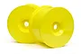 HB 3.8" Trophy Truggy Dished Yellow Rims 4Pcs 67816