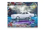 Product packaging for a DDA Collectables 1/24 scale Ford XW GT Falcon Custom plastic model kit, featuring a white model car against a graphic background.