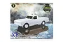 DDA Collectables 1/24 scale Ford XY Standard Falcon Ute plastic model kit box showing a white model ute against a blue hexagonal background.