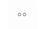 Two small black rubber O-rings centered on a plain white background.