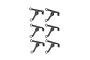 Team Associated Carbon Fibre Upper Suspension Arm Set 6Pcs 32062