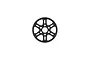 A black Team Associated 114T 64dp spur gear for RC cars, shown from a top-down studio perspective against a white background.