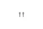 Two Factory Team titanium 6mm short ball studs for RC cars, shown side-by-side against a white background.