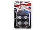 DDA 1/24 5 Spoke Scaled Plastic Model Wheel Set 4Pcs - Unpainted DDAW005