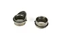 Two metal Losi rear differential bearing inserts shown from different angles on a white background.